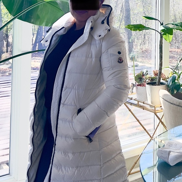 Moncler White Moka Guibbotto Down/Puffer coat NWT - Picture 7 of 7